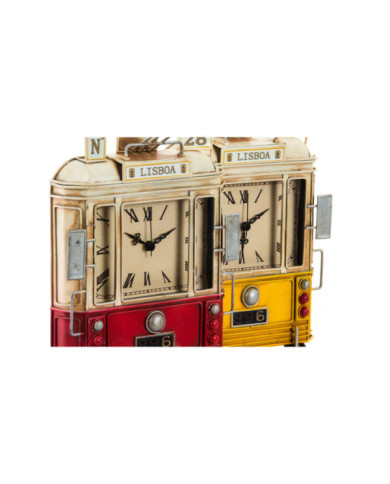 RELOJ SOBREMESA METAL 21X7X28 TRAM 2 SURT.
