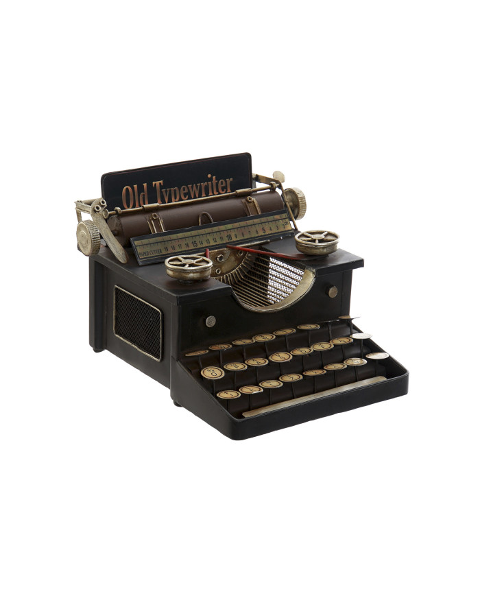 FIGURA METAL 24X26X15 MAQUINA NEGRO