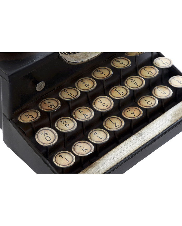 FIGURA METAL 24X26X15 MAQUINA NEGRO