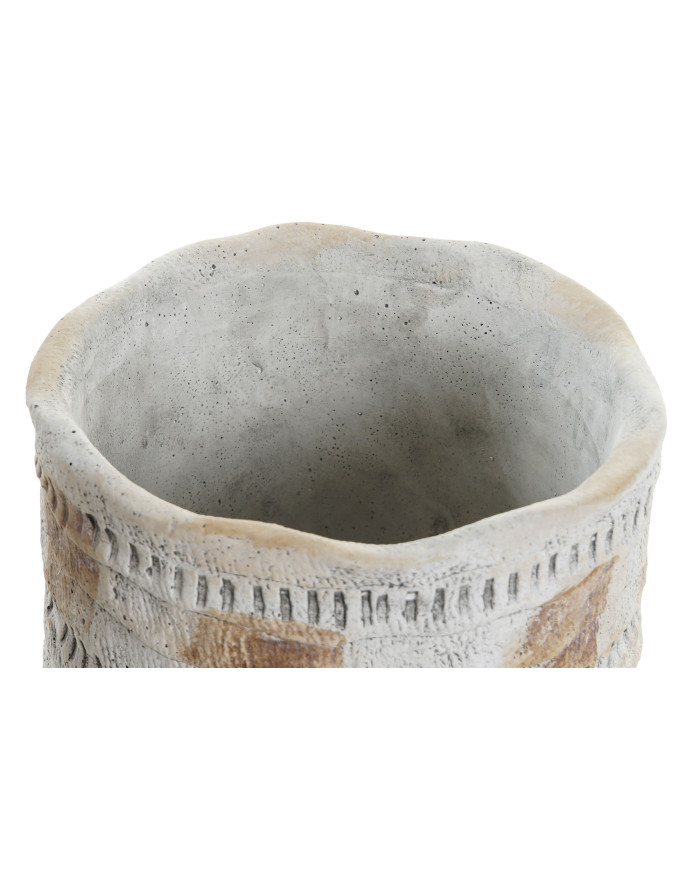 MACETERO SET 2 CEMENTO 18X18X17,5 GRIS