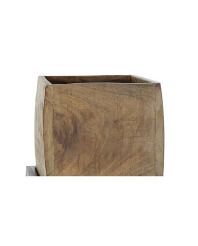MACETERO MANGO METAL 40X40X120 MARRON