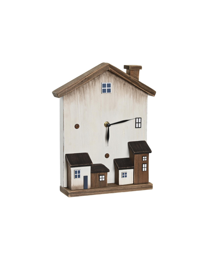 RELOJ SOBREMESA PAULOWNIA 26X7X31 CASAS BLANCO