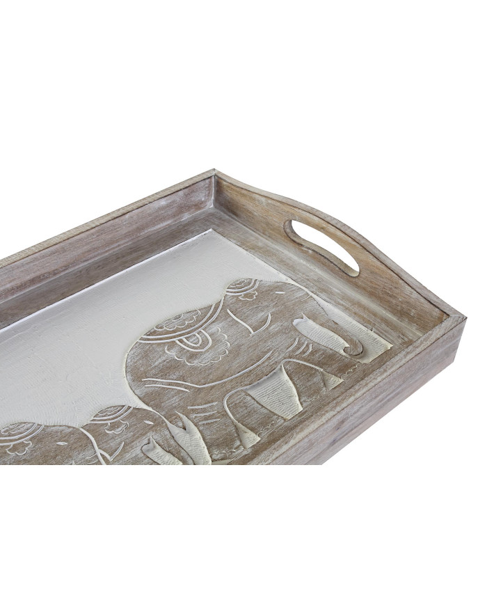 BANDEJA DECORACION MANGO 40,5X30,5X7 ELEFANTE