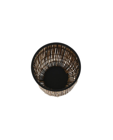 JARRON RATAN METAL 38X38X73 NATURAL