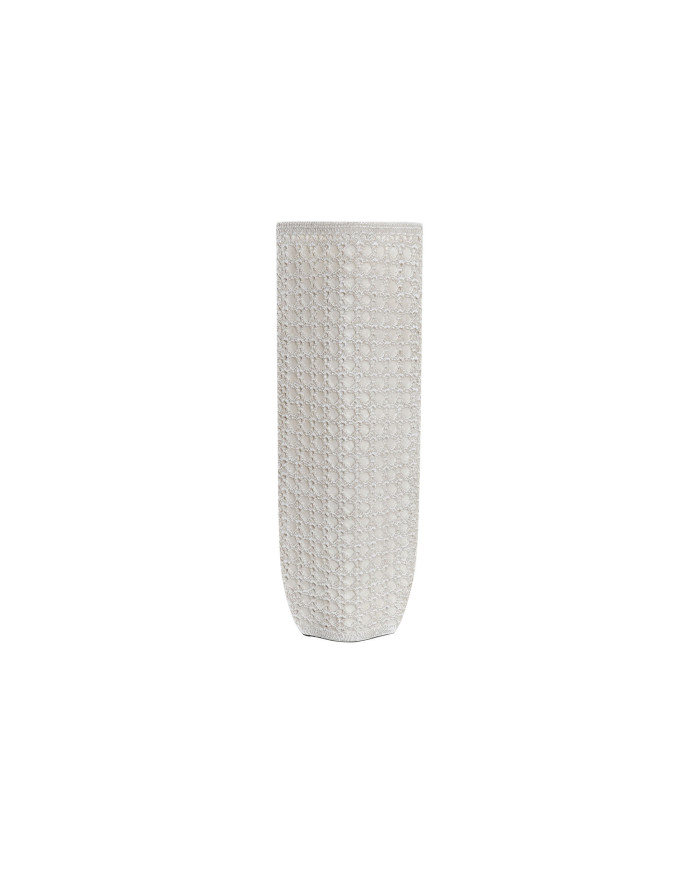 JARRON RESINA 17X10X47 BLANCO