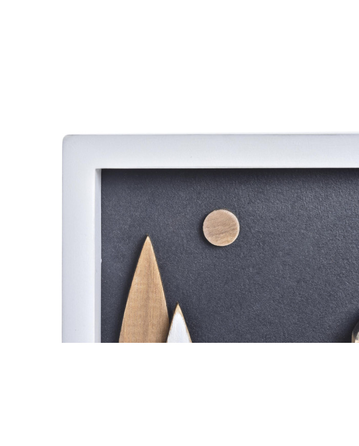 DECORACION MADERA 15X3,5X15 CASAS BLANCO