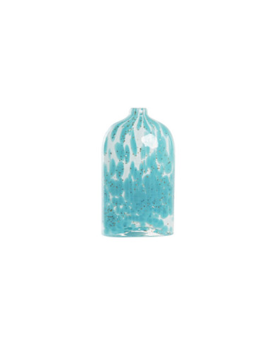 JARRON CRISTAL 12X7,5X21,5 PERLADO AZUL