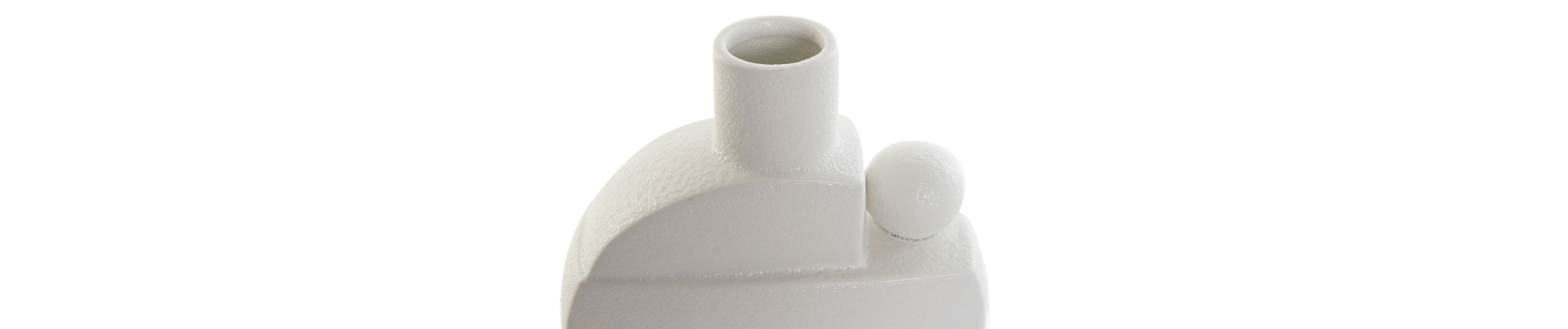 JARRON CERAMICA 17X7X19,5 BLANCO