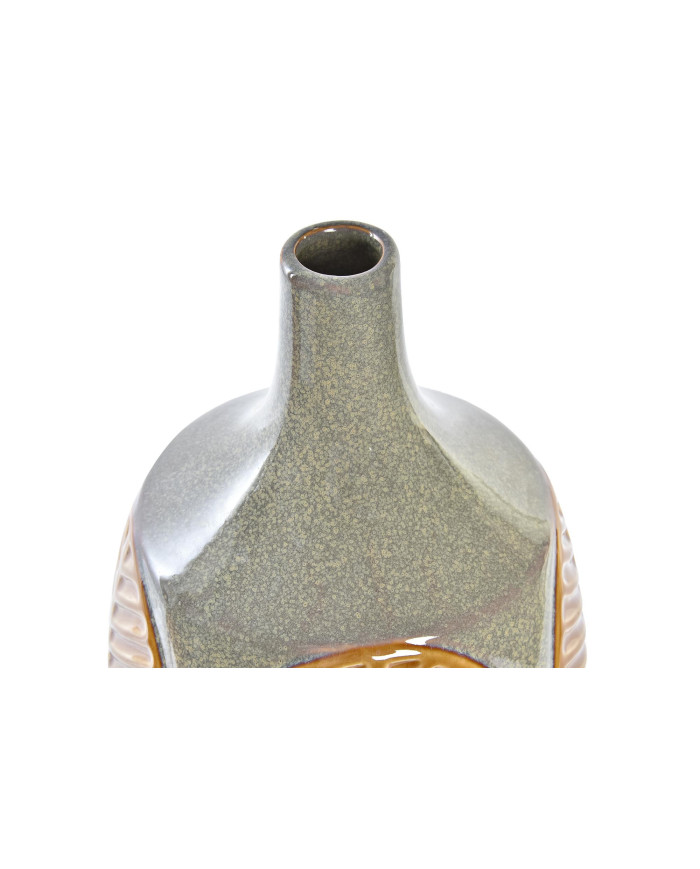 JARRON GRES 17X17X26 HOJA 2 SURT.