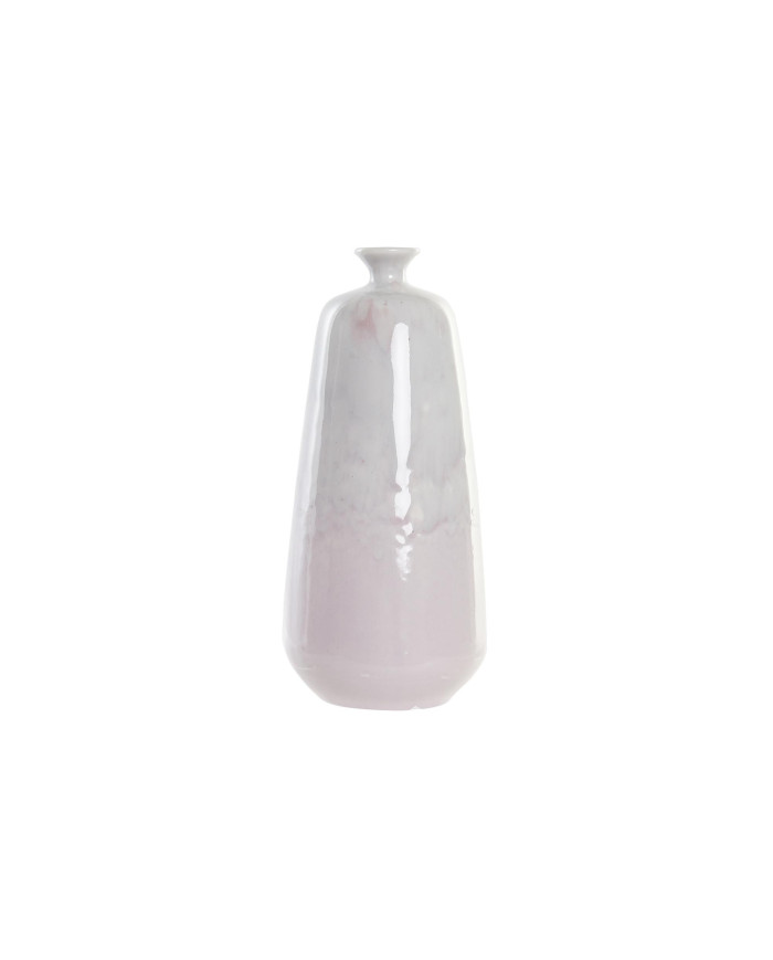 JARRON CERAMICA 15X15X32 BICOLOR CRAQUELADO