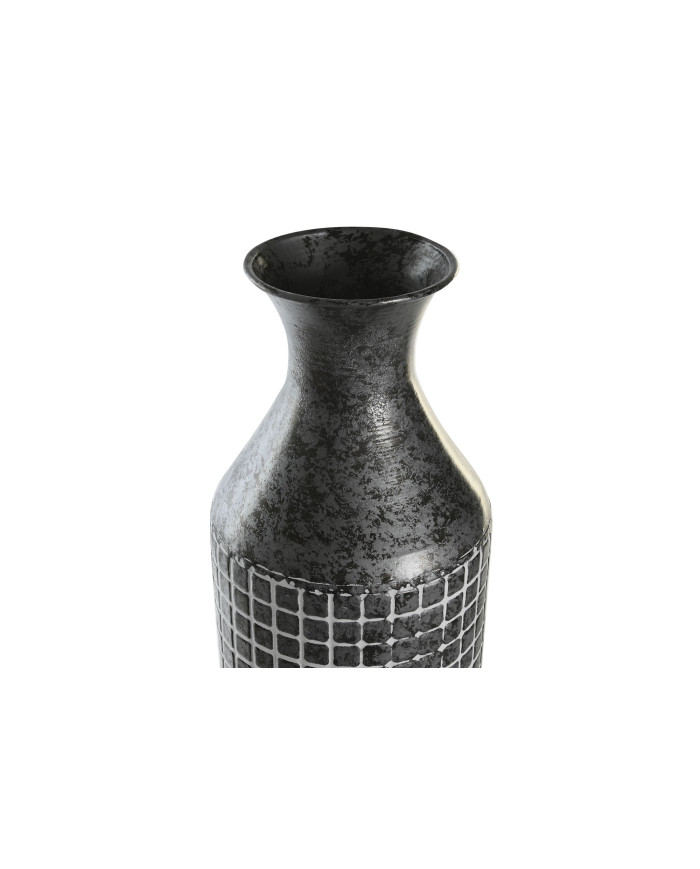 JARRON METAL 13X13X81 DESGASTADO GRIS