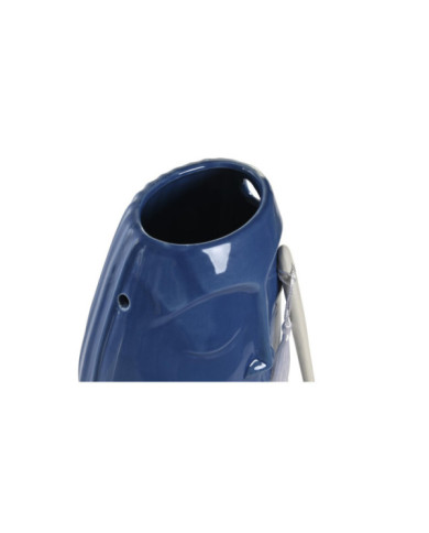 JARRON GRES 14,5X11X16,7 CARA AZUL MARINO