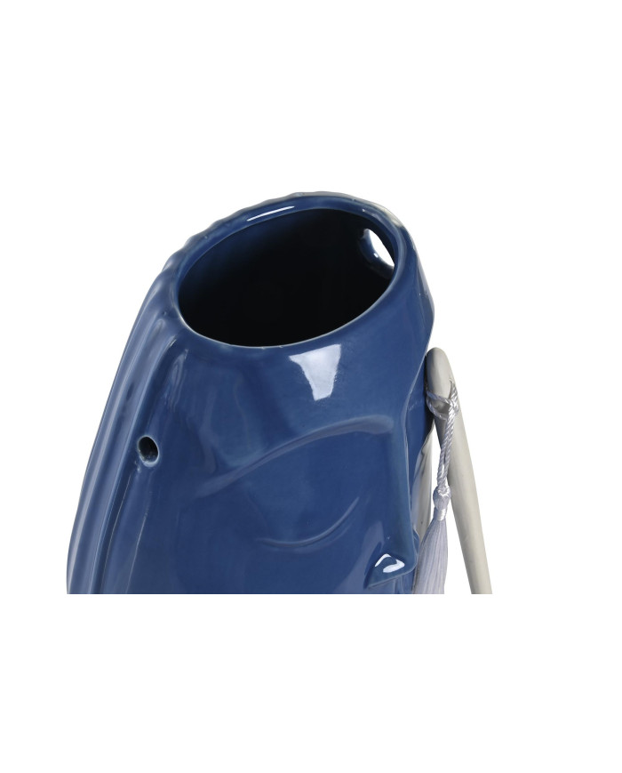 JARRON GRES 14,5X11X16,7 CARA AZUL MARINO