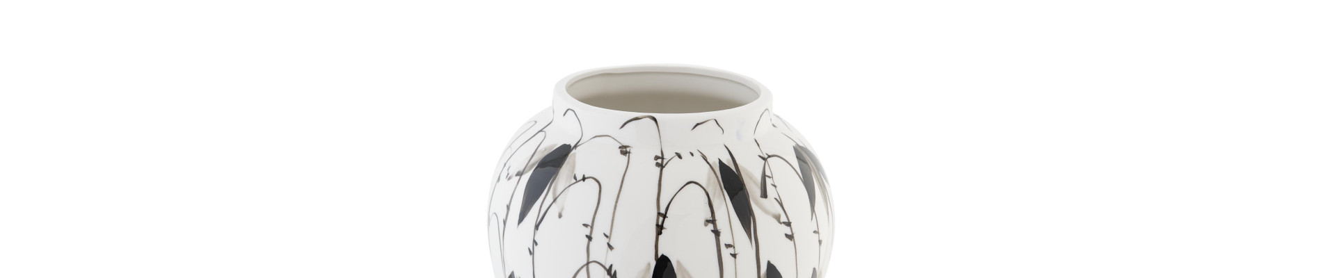 TIBOR PORCELANA 22X22X42 HOJAS BLANCO
