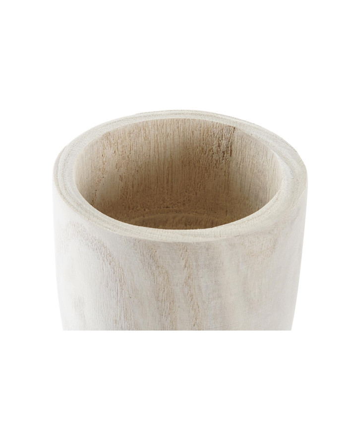 JARRON PAULOWNIA 12X12X25 NATURAL MARRON