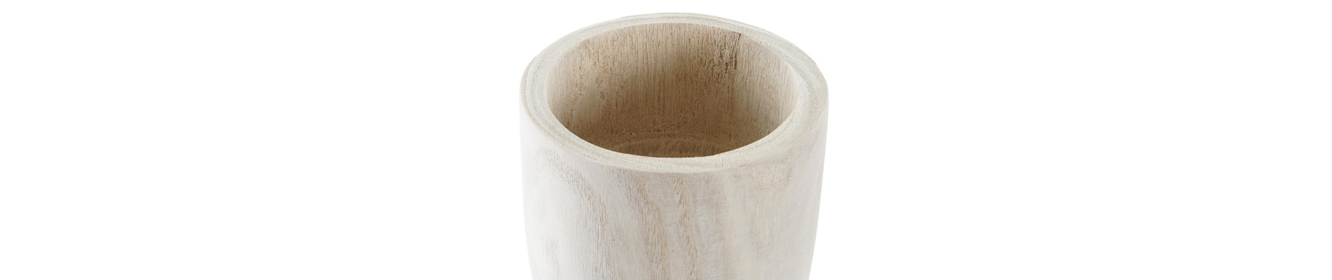JARRON PAULOWNIA 12X12X25 NATURAL MARRON