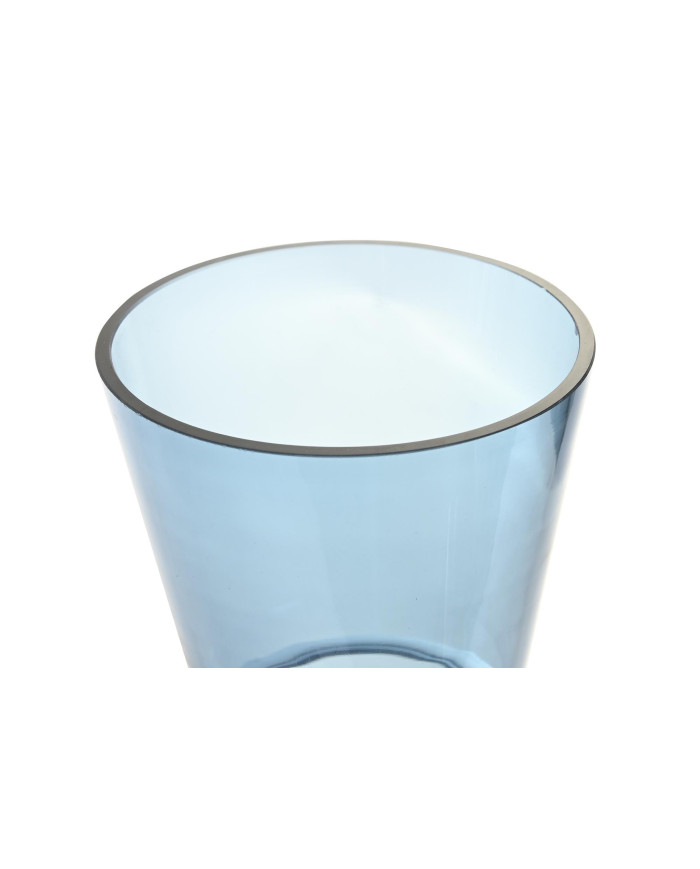 JARRON CRISTAL 12X12X29 AZUL