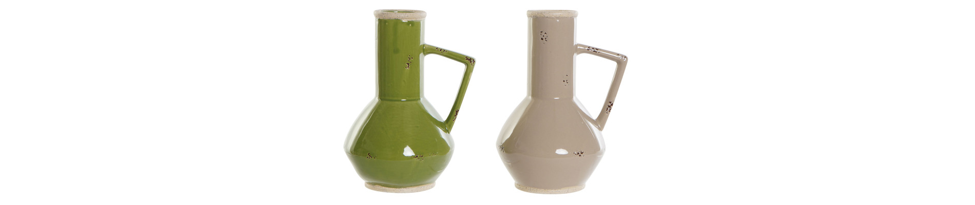 JARRON PORCELANA 11X11X36 ENVEJECIDO 2 SURT.