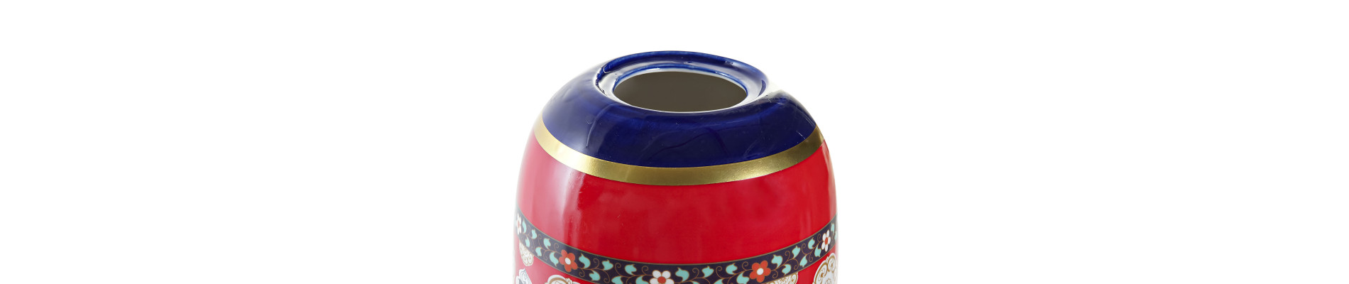 JARRON PORCELANA 18X18X42 MULTICOLOR