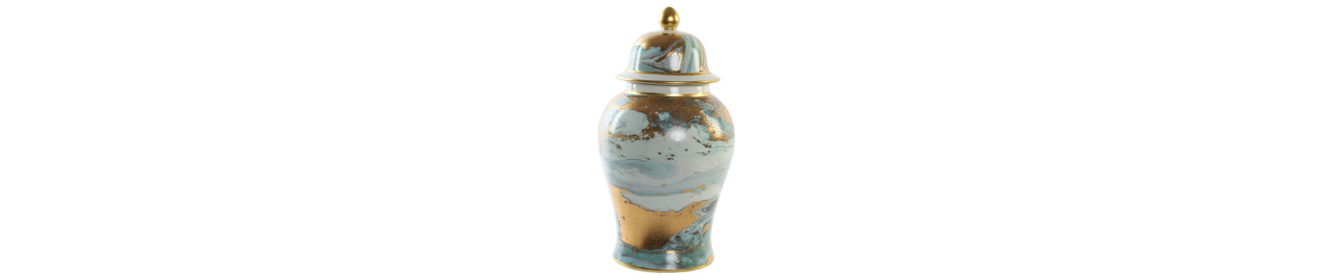 TIBOR PORCELANA 23X23X43 TAPA AZUL