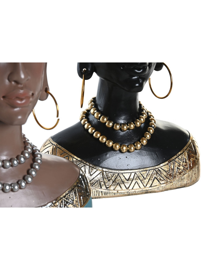 FIGURA RESINA 14X7,5X22 AFRICANA 3 SURT.