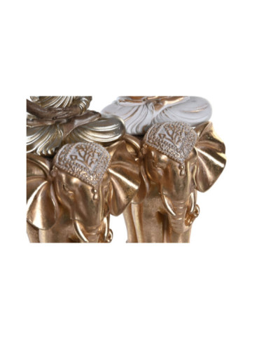 FIGURA RESINA 11X11X24,5 BUDA ELEFANTE 2 SURT.