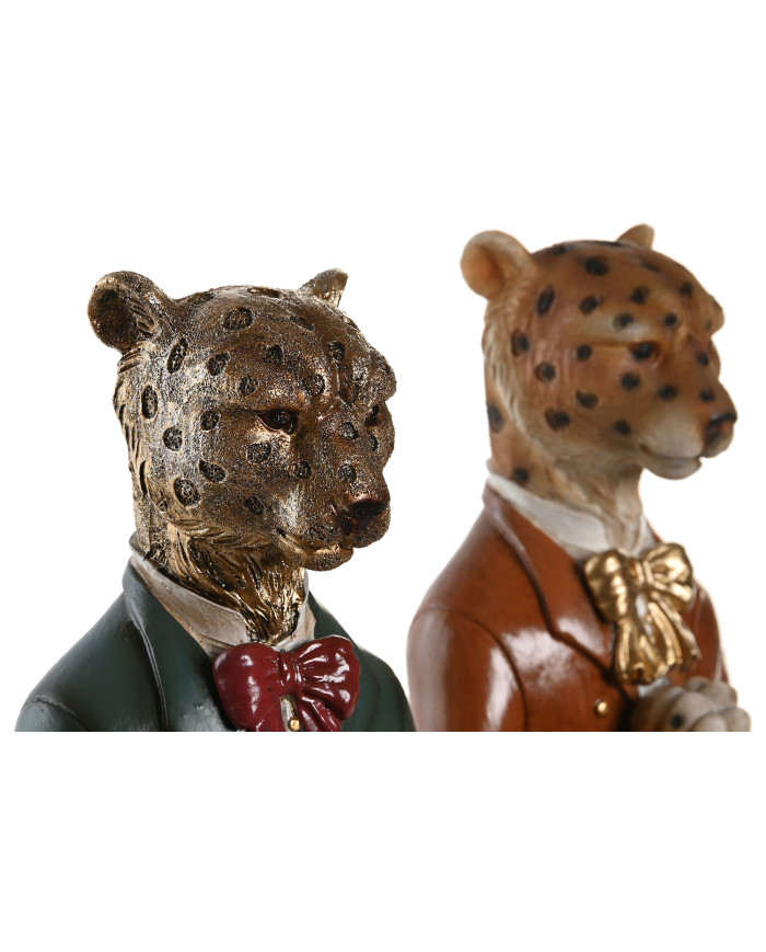 FIGURA RESINA 16X9,5X23 LEOPARDO 2 SURT.