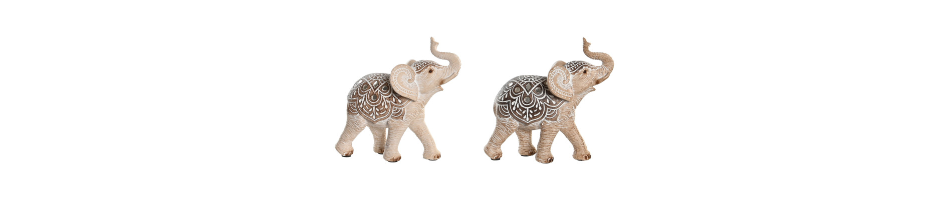 FIGURA RESINA 18X8X18 ELEFANTE 2 SURT.