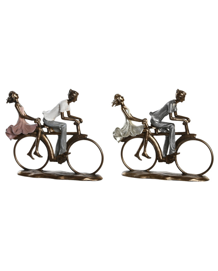 FIGURA RESINA 27X9,5X23 BICI PAREJA 2 SURT.