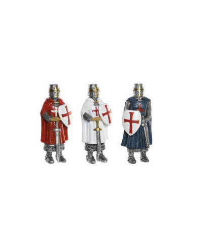 FIGURA RESINA 6X5X15 CABALLERO TEMPLARIO 3 SURT.