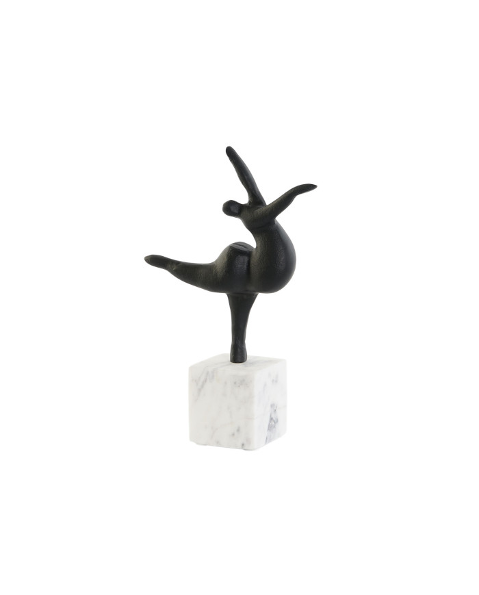 FIGURA ALUMINIO MARMOL 18X8X30 MUJER NEGRO
