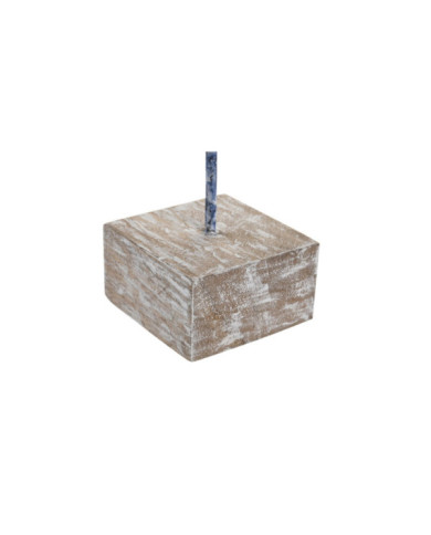 FIGURA MANGO RESINA 37X11X39 BALLENA NATURAL AZUL