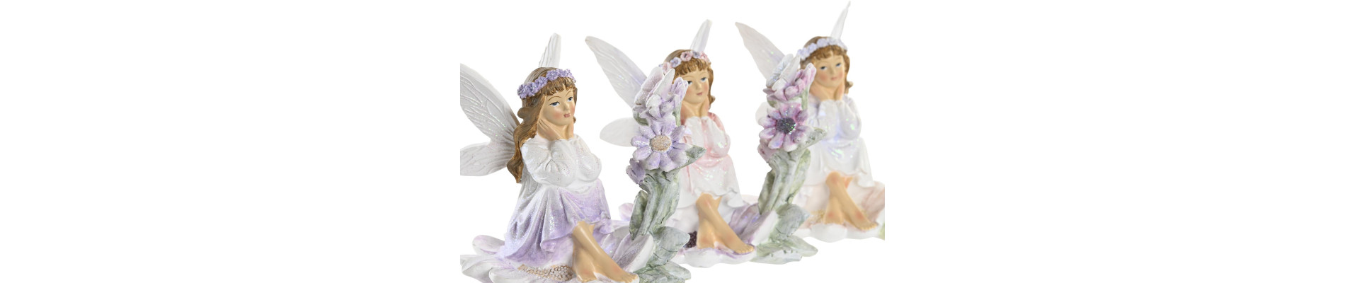FIGURA RESINA 10,5X9X10,5 HADA 3 SURT.