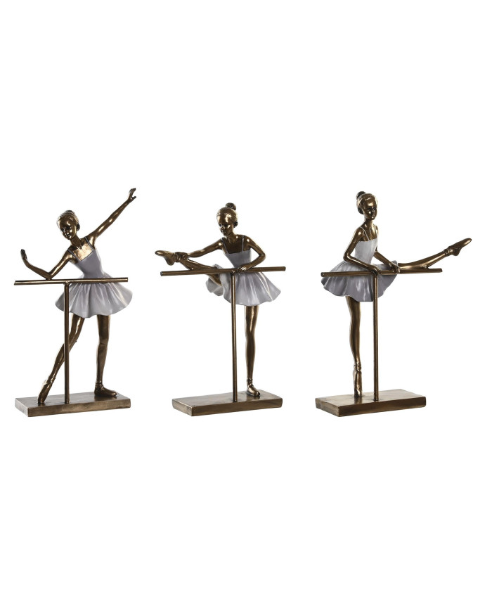 FIGURA RESINA 19,5X12X27,5 BAILARINA 3 SURT.
