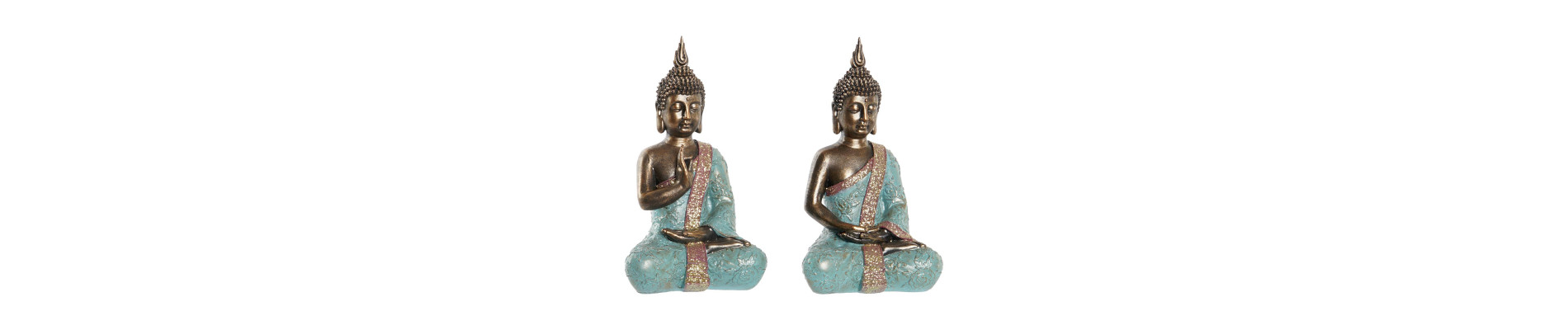FIGURA RESINA 13,8X10,3X24,3 BUDA 2 SURT.