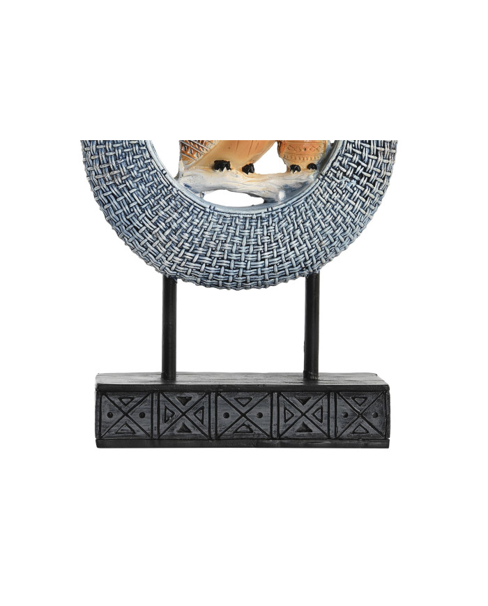 FIGURA RESINA METAL 16,5X6X25,5 BUHOS 2 SURT.