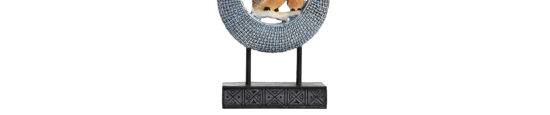 FIGURA RESINA METAL 16,5X6X25,5 BUHOS 2 SURT.
