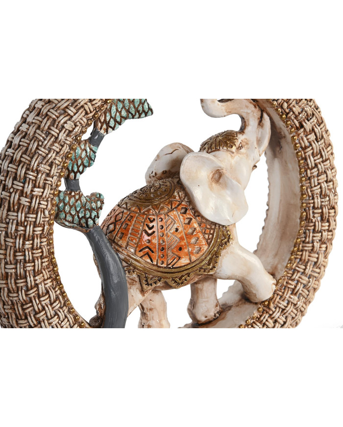 FIGURA RESINA METAL 19,5X6,3X25,5 ELEFANTE 2 SURT.