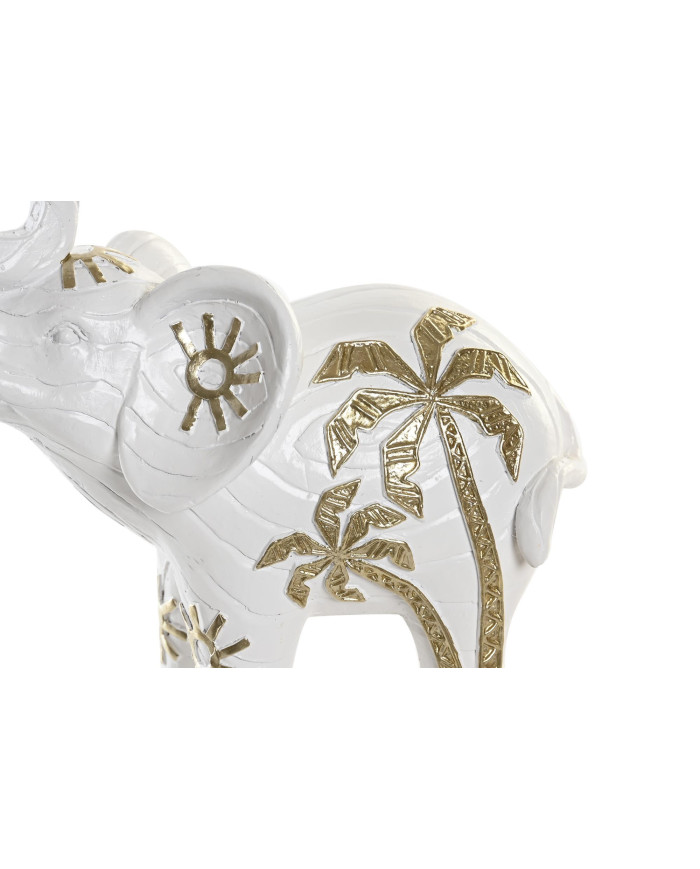 FIGURA RESINA 15X8X15 ELEFANTE BLANCO