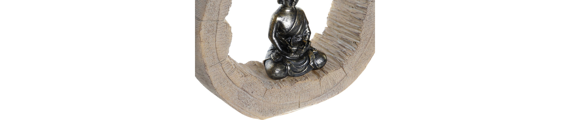 FIGURA RESINA 20,5X6X18,5 BUDA TRONCO 2 SURT.