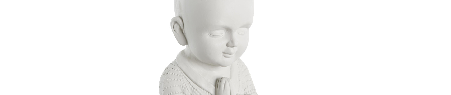 FIGURA MAGNESIA 24X22X39 MONJE ENVEJECIDO 3 SURT.