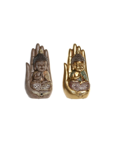 FIGURA RESINA 15,5X11X29 BUDA MANO 2 SURT.