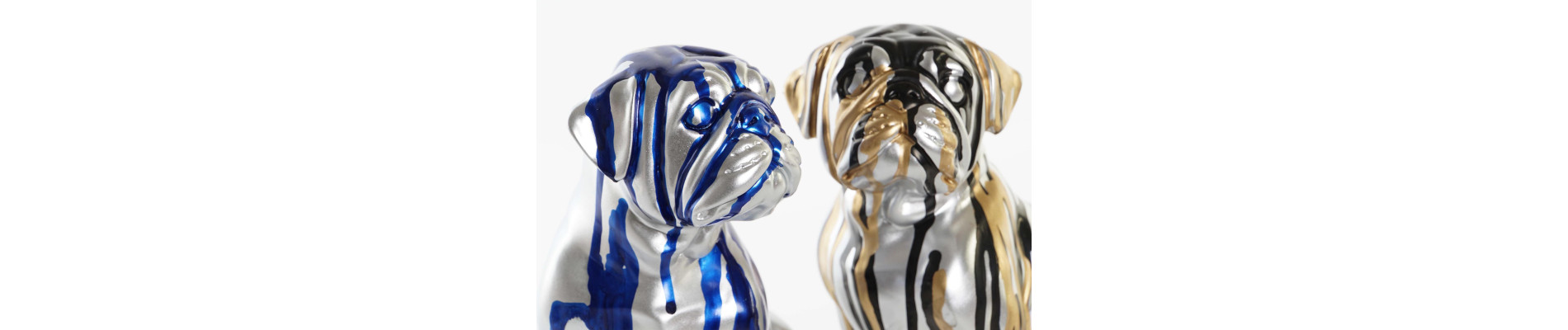 FIGURA RESINA 19X11,5X18,5 BULLDOG 2 SURT.