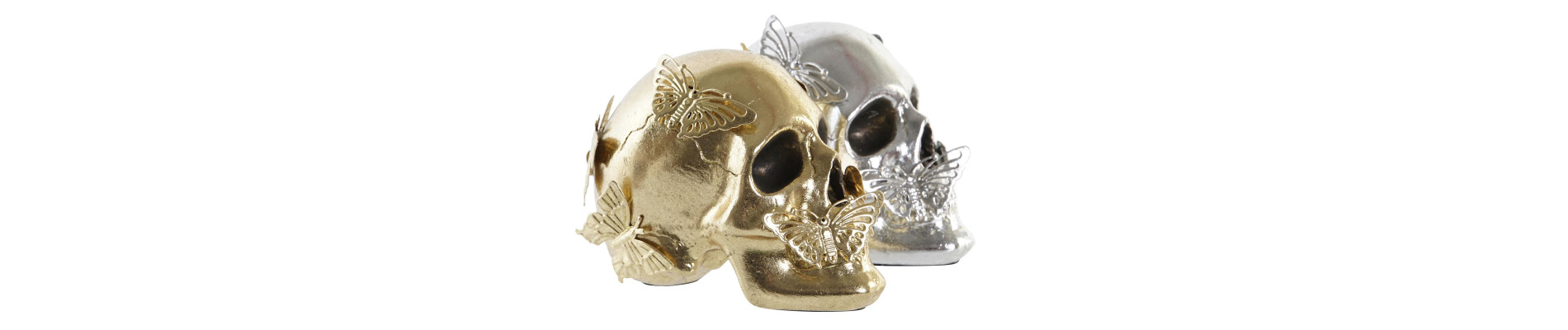 FIGURA RESINA 16,5X10,5X11,5 CALAVERA 2 SURT.