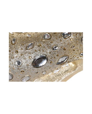 FIGURA RESINA 82,5X23X21 LEOPARDO DORADO