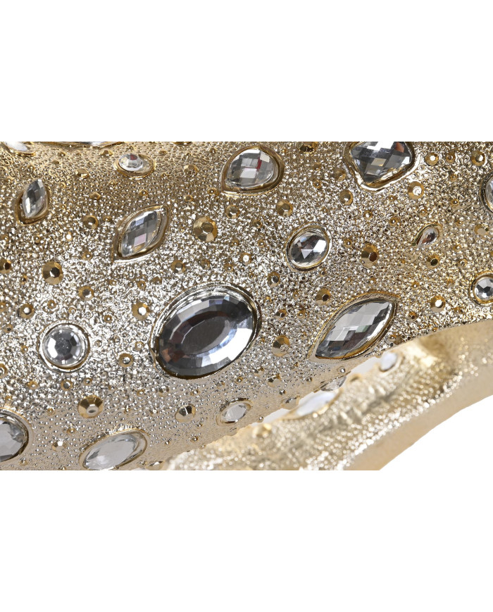 FIGURA RESINA 82,5X23X21 LEOPARDO DORADO