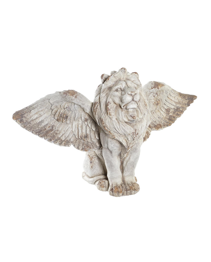 FIGURA MAGNESIA 97X48X62 LEON ALAS ENVEJECIDO