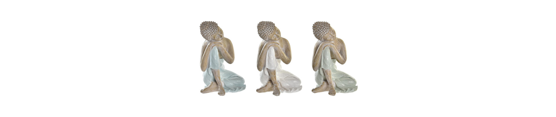 FIGURA RESINA 10,5X9X13,5 MONJE 3 SURT.