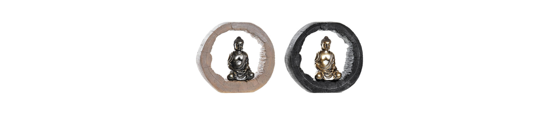 FIGURA RESINA 19,5X15X19,5 BUDA 3 SURT.
