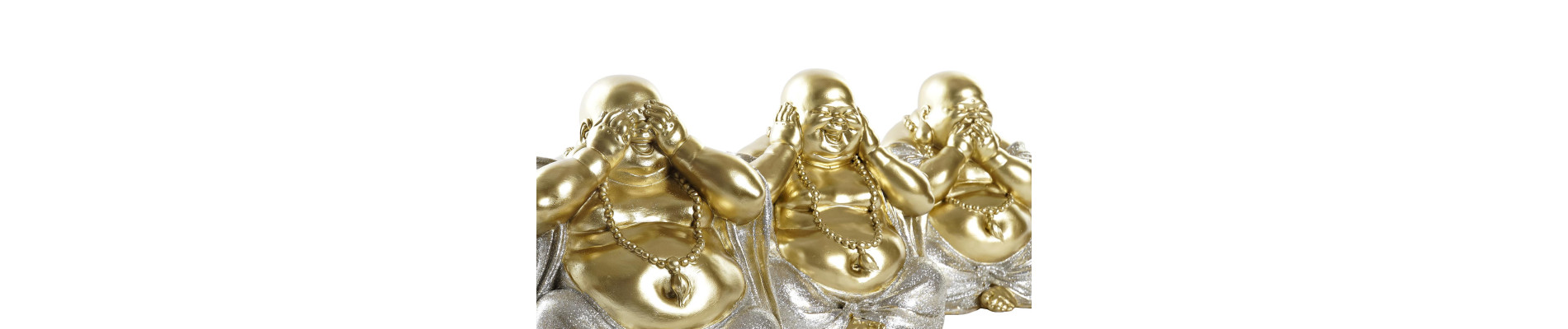 FIGURA RESINA 19,5X15X19,5 BUDA 3 SURT.